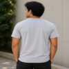 regular fit plain tee everyday wear