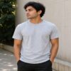 regular fit plain tee everyday wear