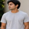 regular fit plain tee everyday wear