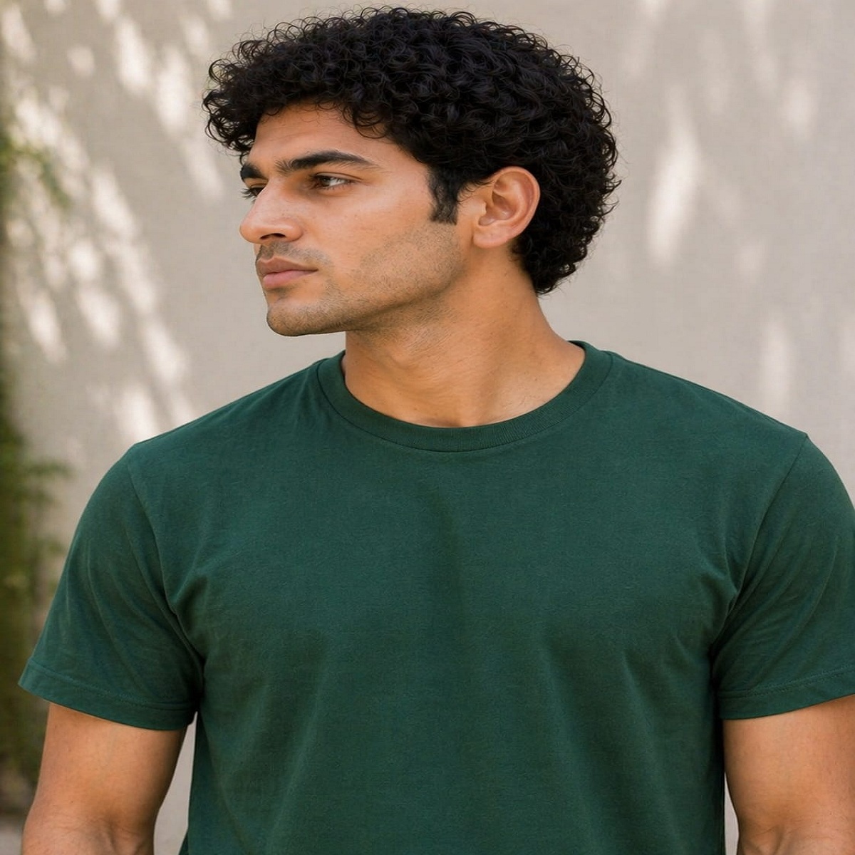 regular fit plain tee everyday wear