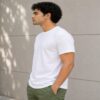 regular fit plain tee everyday wear