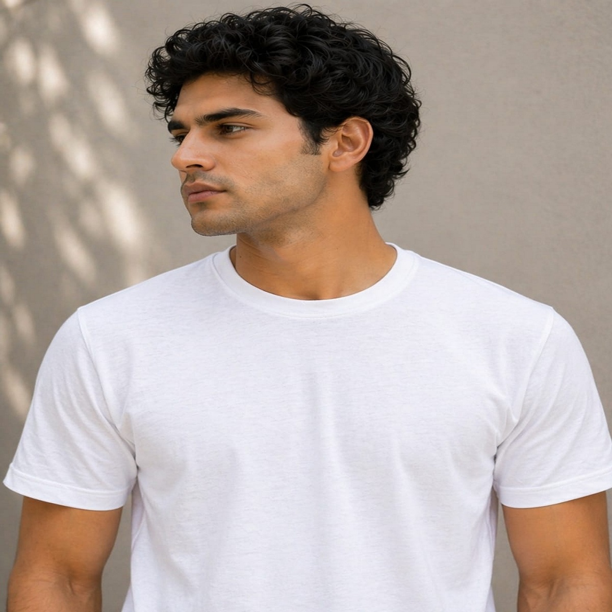 regular fit plain tee everyday wear
