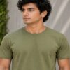 regular fit plain tee everyday wear