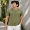 regular fit plain tee everyday wear