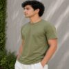regular fit plain tee everyday wear