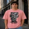 men's down solder oversized printed t shirt (white) men's down solder oversized printed t shirt (white)