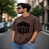 i am the danger typography oversized streetwear t shirt