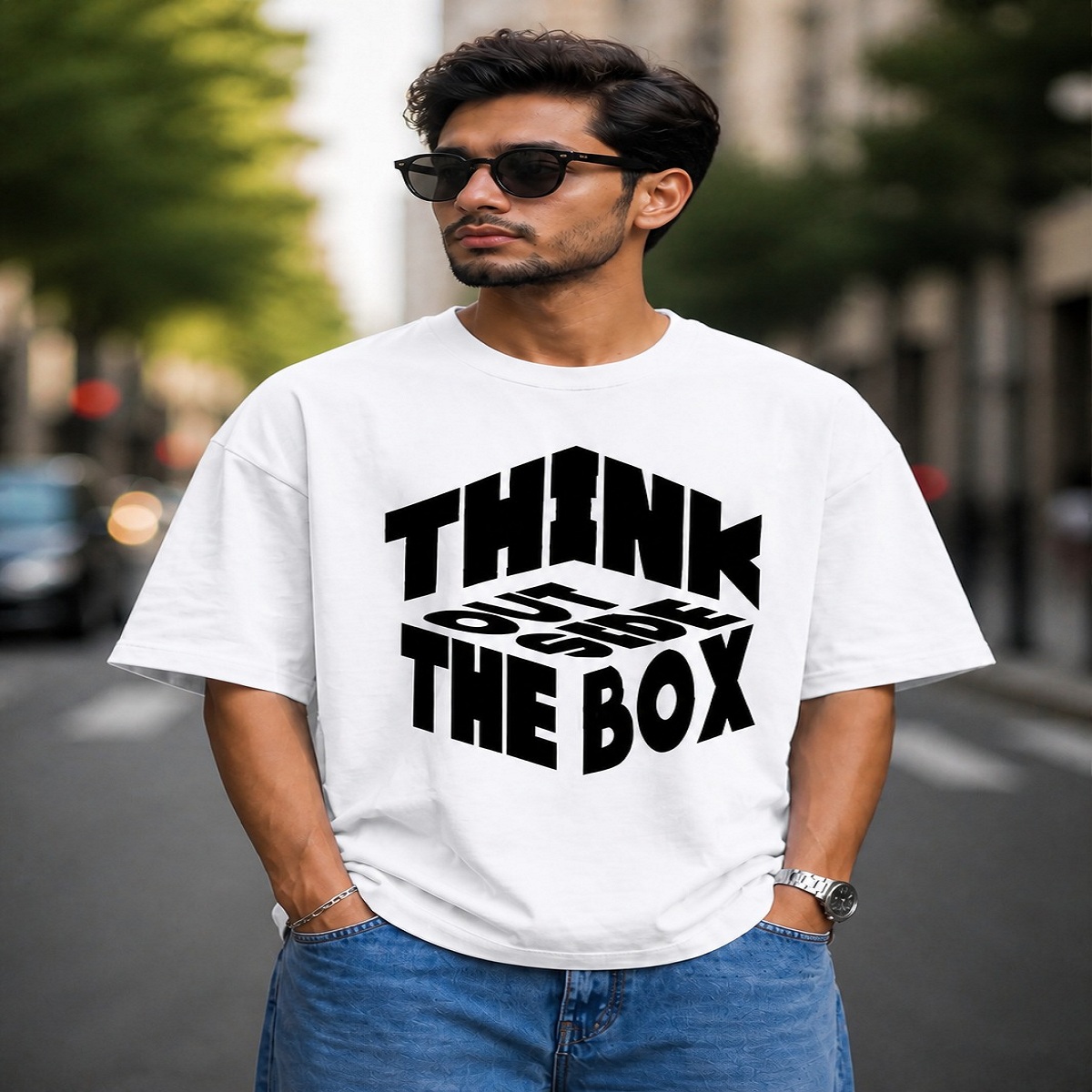 i am the danger typography oversized streetwear t shirt