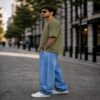 men's down solder oversized plain t shirt
