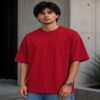 men's down solder oversized plain t shirt