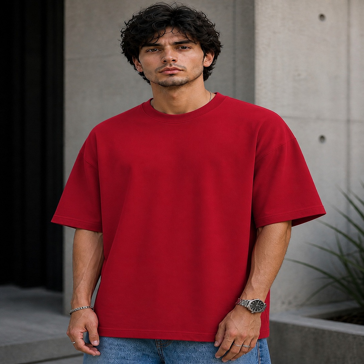 Plain Oversized Mens T shirts