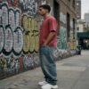 men's oversized acid wash plain t shirt