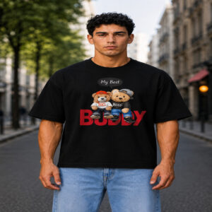 my best buddy big bros boxy fit tee (brown)
