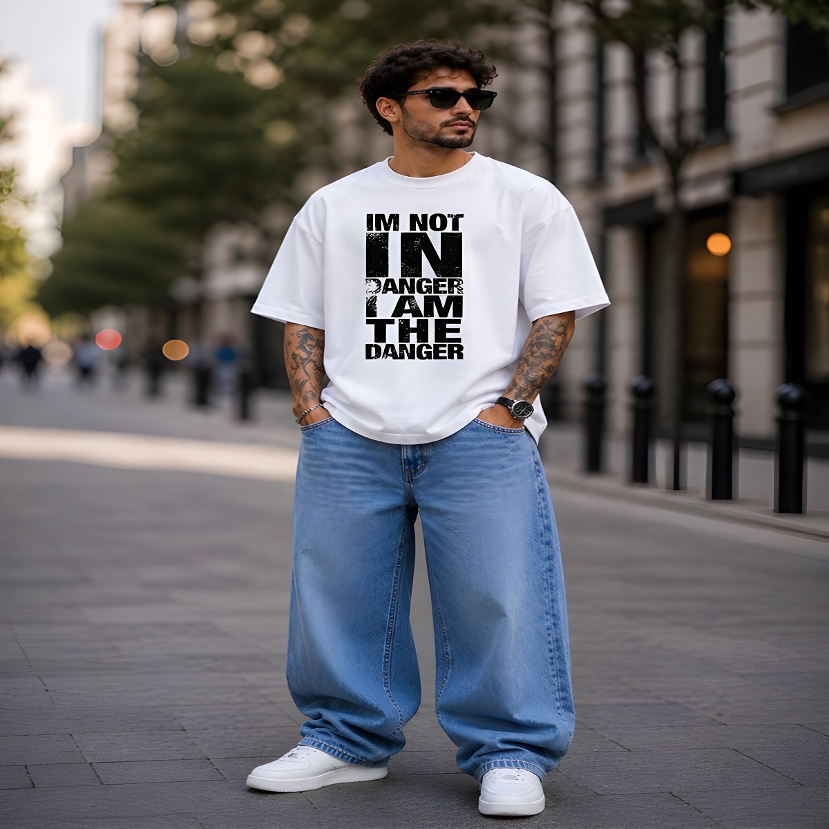 I Am The Danger Streetwear Mens T Shirts