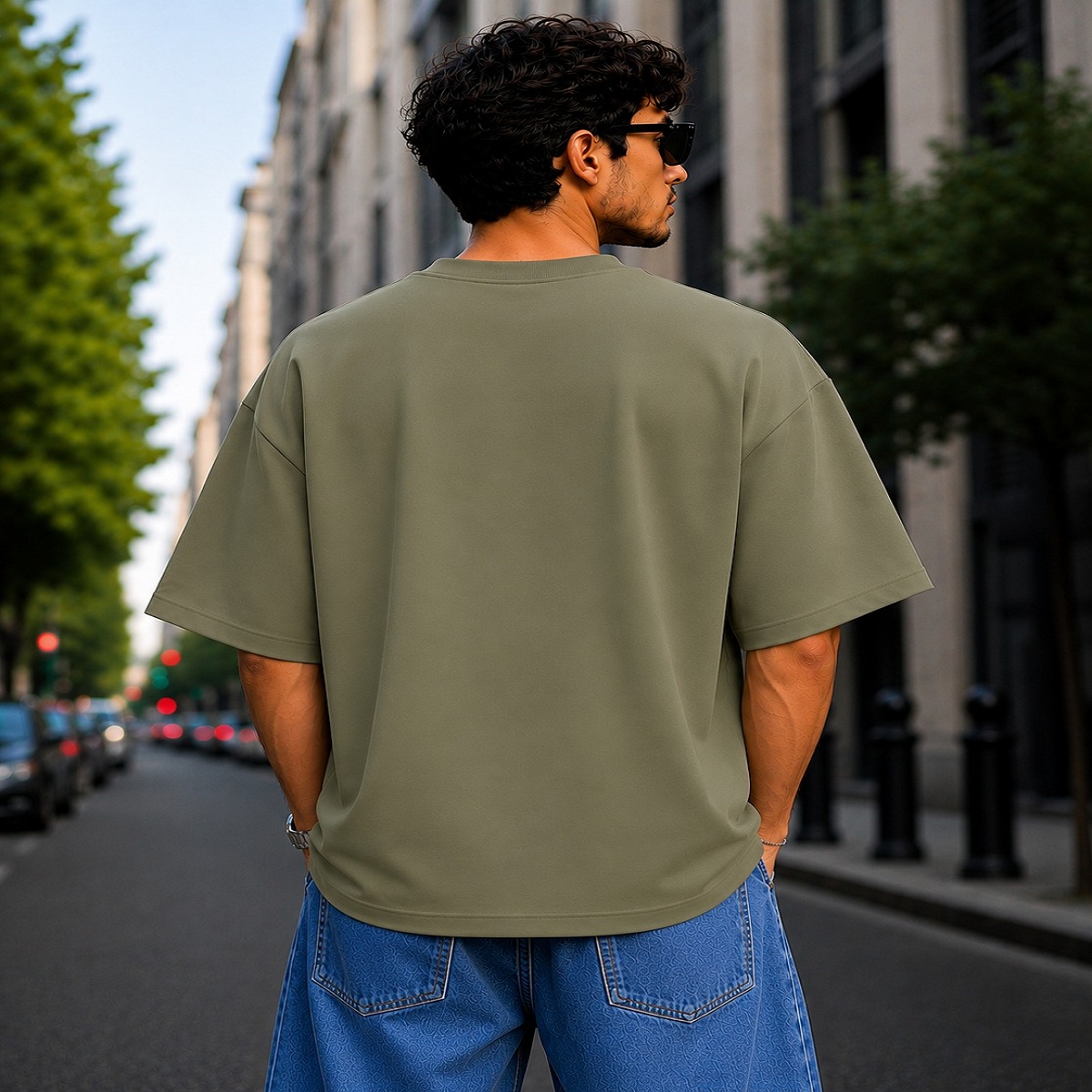dark phoenix oversized streetwear t shirt (olive green) dark phoenix oversized streetwear t shirt (olive green)