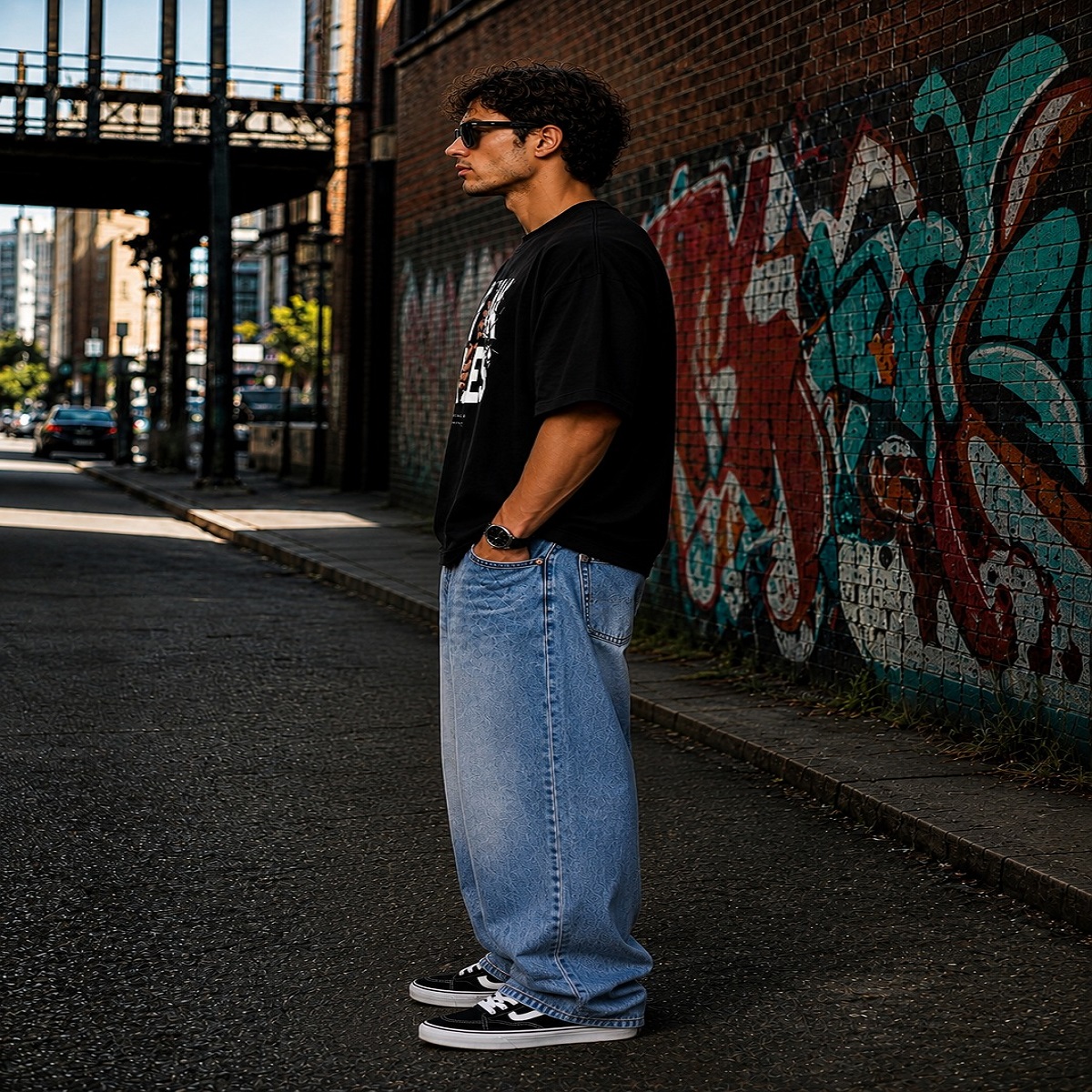 break rules oversized tee