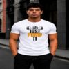 Just Pump It Gym Fit T-Shirt (White) Just Pump It Gym Fit T-Shirt (White)