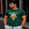 Just Pump It Gym Fit T-Shirt (Olive Green) Just Pump It Gym Fit T-Shirt (Olive Green)
