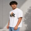 Nice To Meet You Boxy Fit T-Shirt (White)