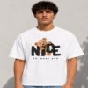 Nice To Meet You Boxy Fit T-Shirt (White)