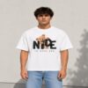Nice To Meet You Boxy Fit T-Shirt (White)
