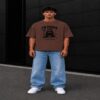 I Am Peace Boxy Fit T-Shirt (Brown) I Am Peace Boxy Fit T-Shirt (Brown)