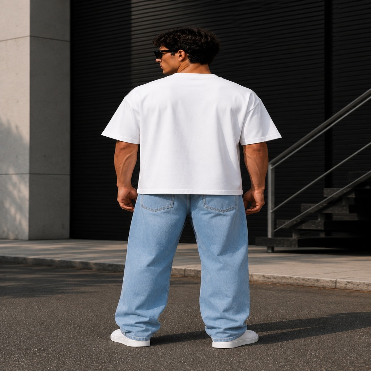 los angeles nyc oversized t shirt