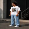 los angeles nyc oversized t shirt