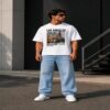 los angeles nyc oversized t shirt
