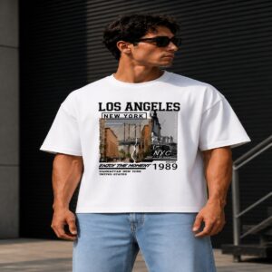 los angeles nyc oversized t shirt