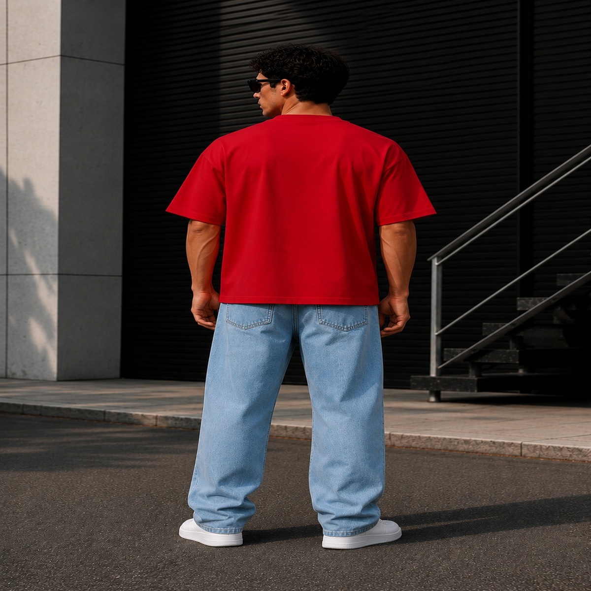 los angeles nyc oversized t shirt