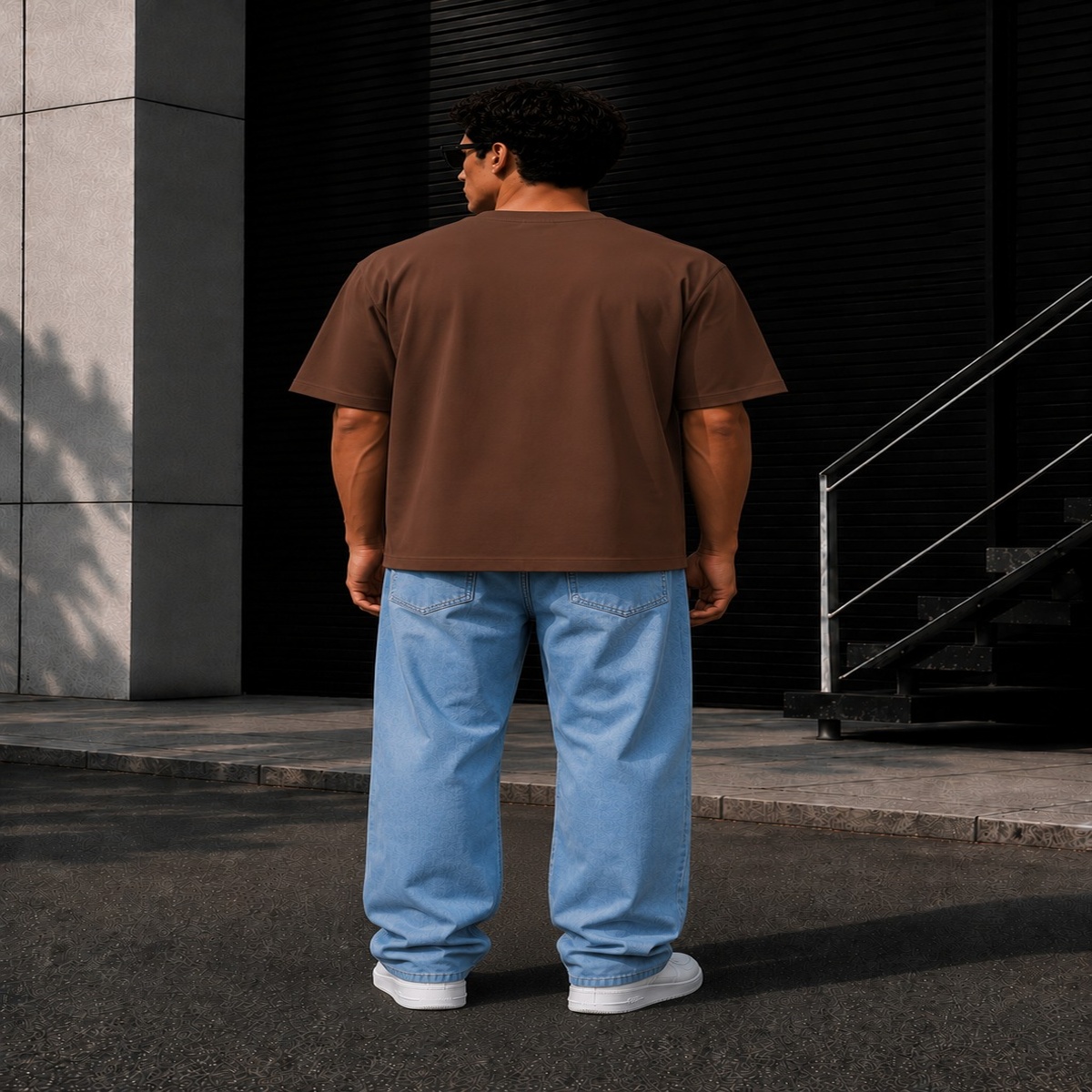 los angeles nyc oversized t shirt