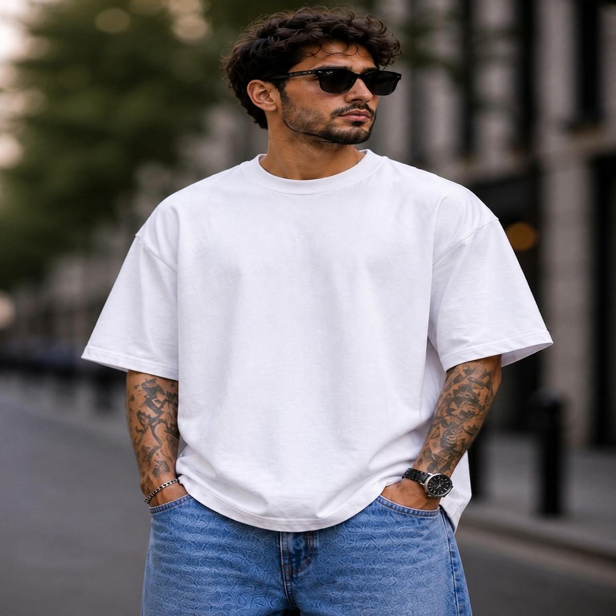 Home Men’s Oversized Plain T shirt