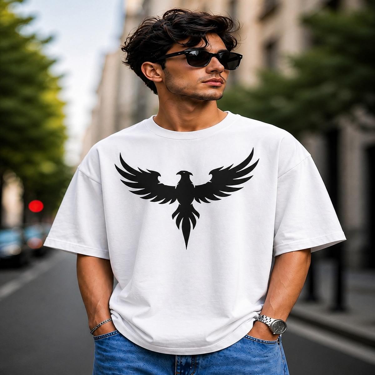 Home Dark Phoenix Oversized Streetwear T Shirt