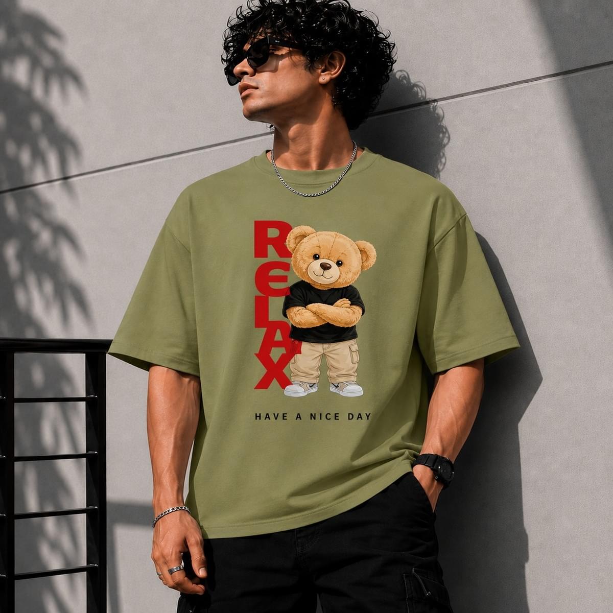 Home Relax Teddy Oversized T Shirt